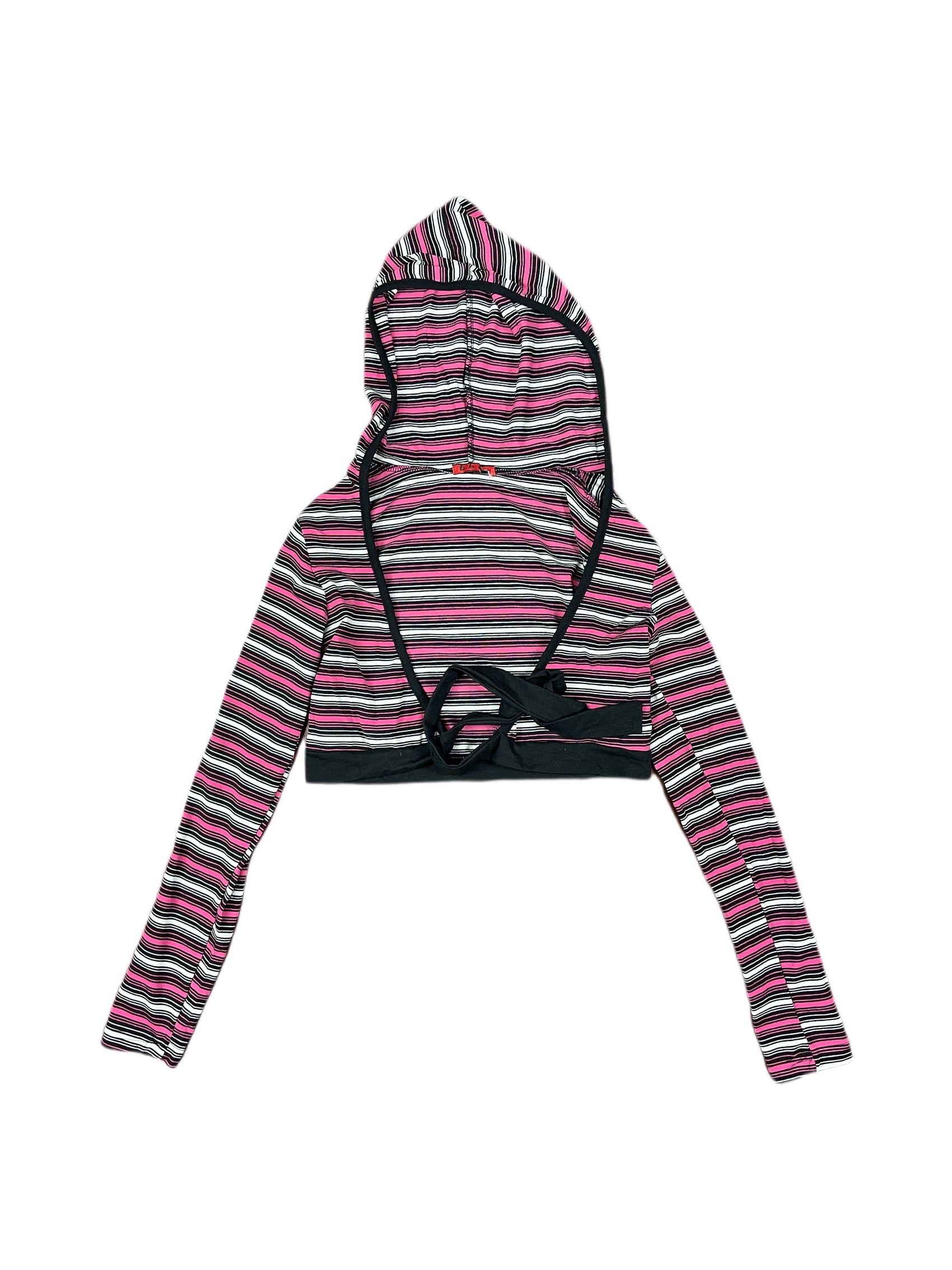 Y2k BbG Long Sleeve Top Red Black - M/L