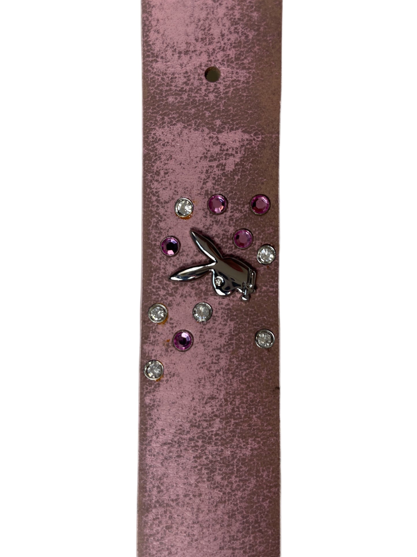 Y2k Playboy Belt Pink 2004