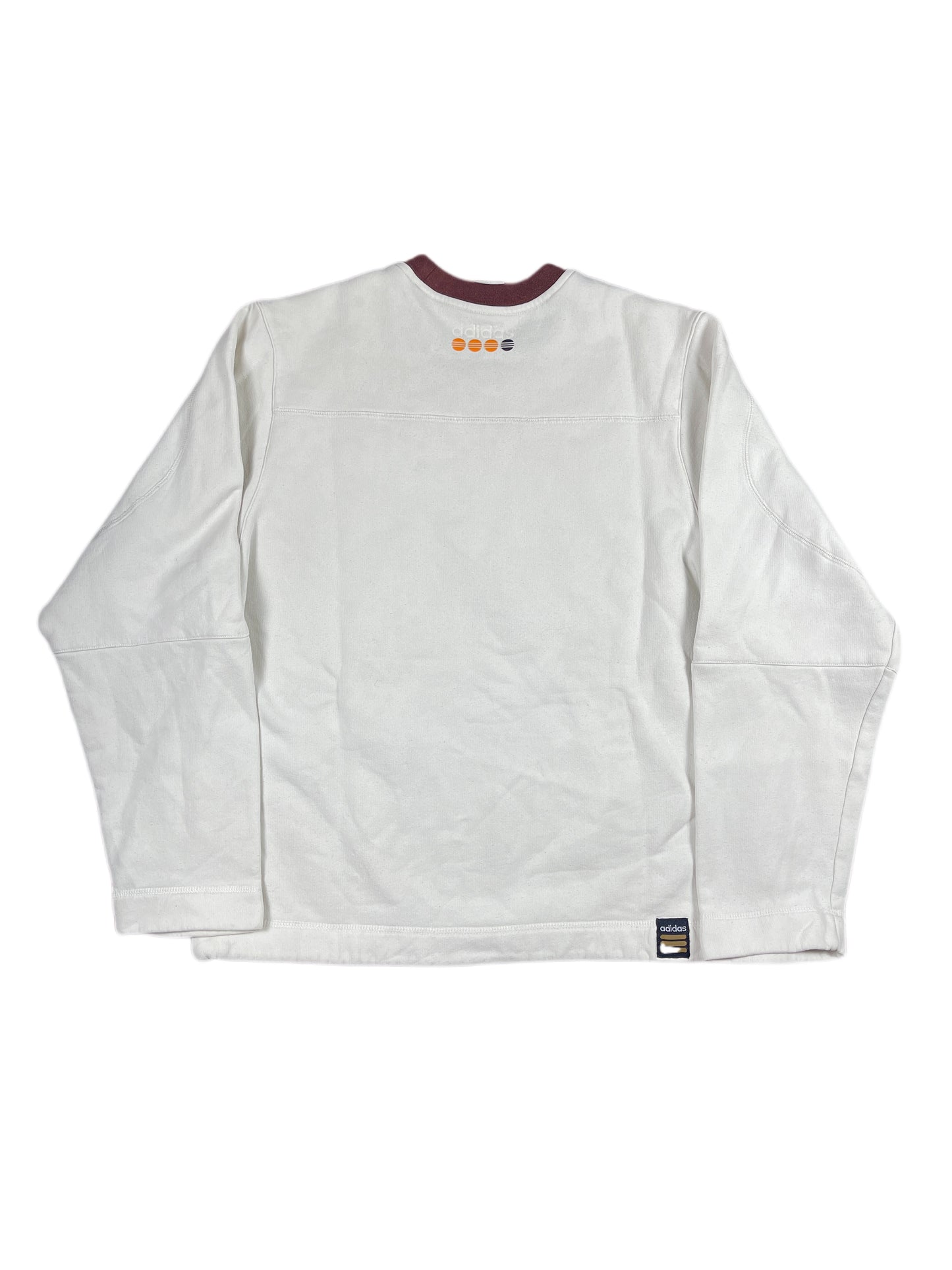 Vintage Adidas Sweatshirt White - M