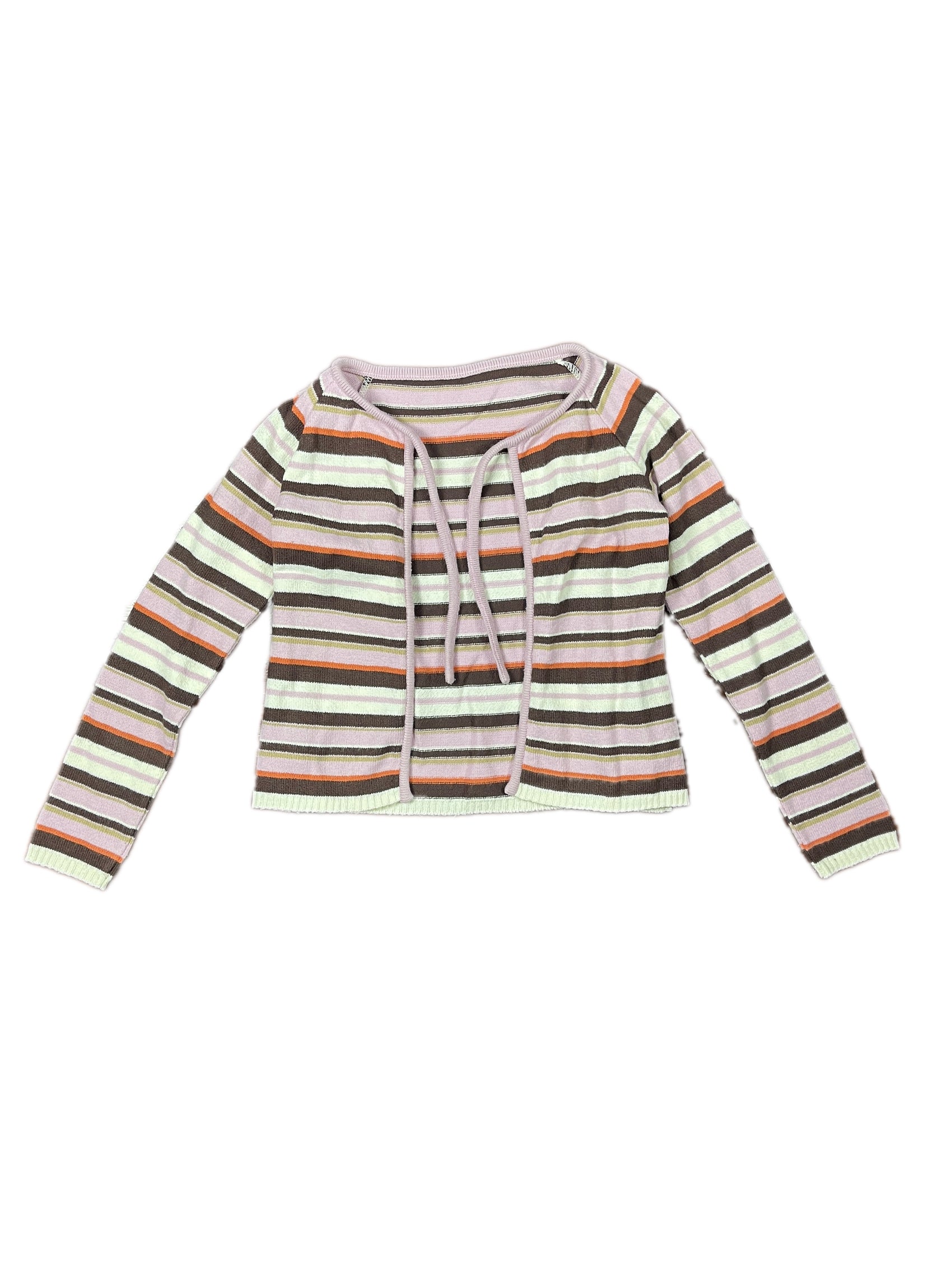 Vintage Striped Sweatshirt Multicolor - S