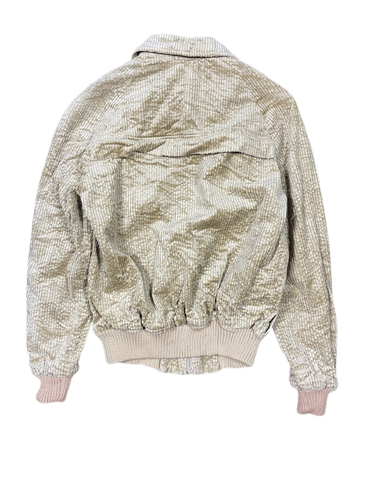 Y2k Corduroy Jacket Beige - L