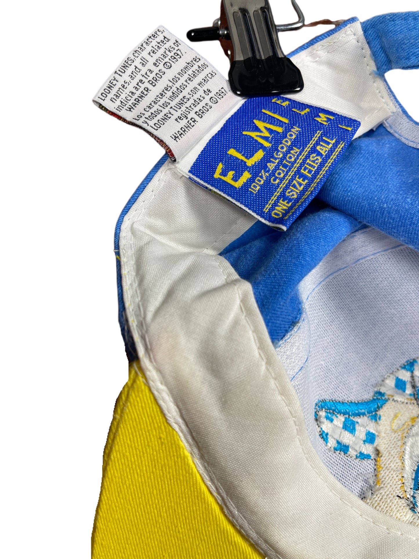 Vintage Tweety 1997 Looney Tunes Warner Bros Cap Blue Yellow