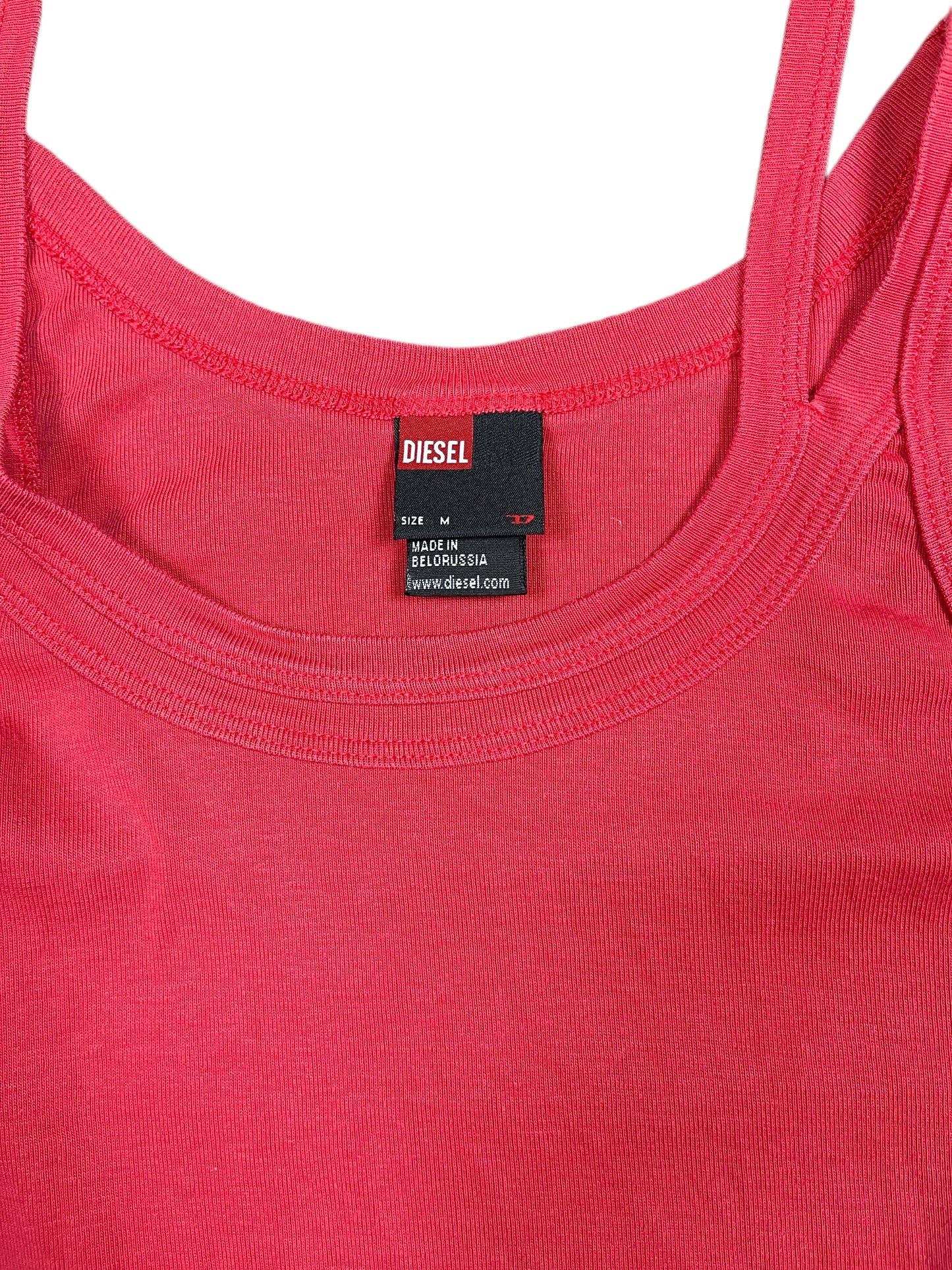 Y2k 2000s Diesel Sleeveless Top Red M