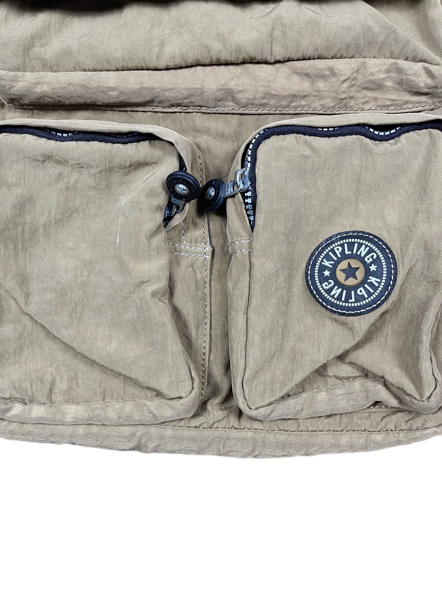 Vintage Kipling Cross Body Bag Khaki