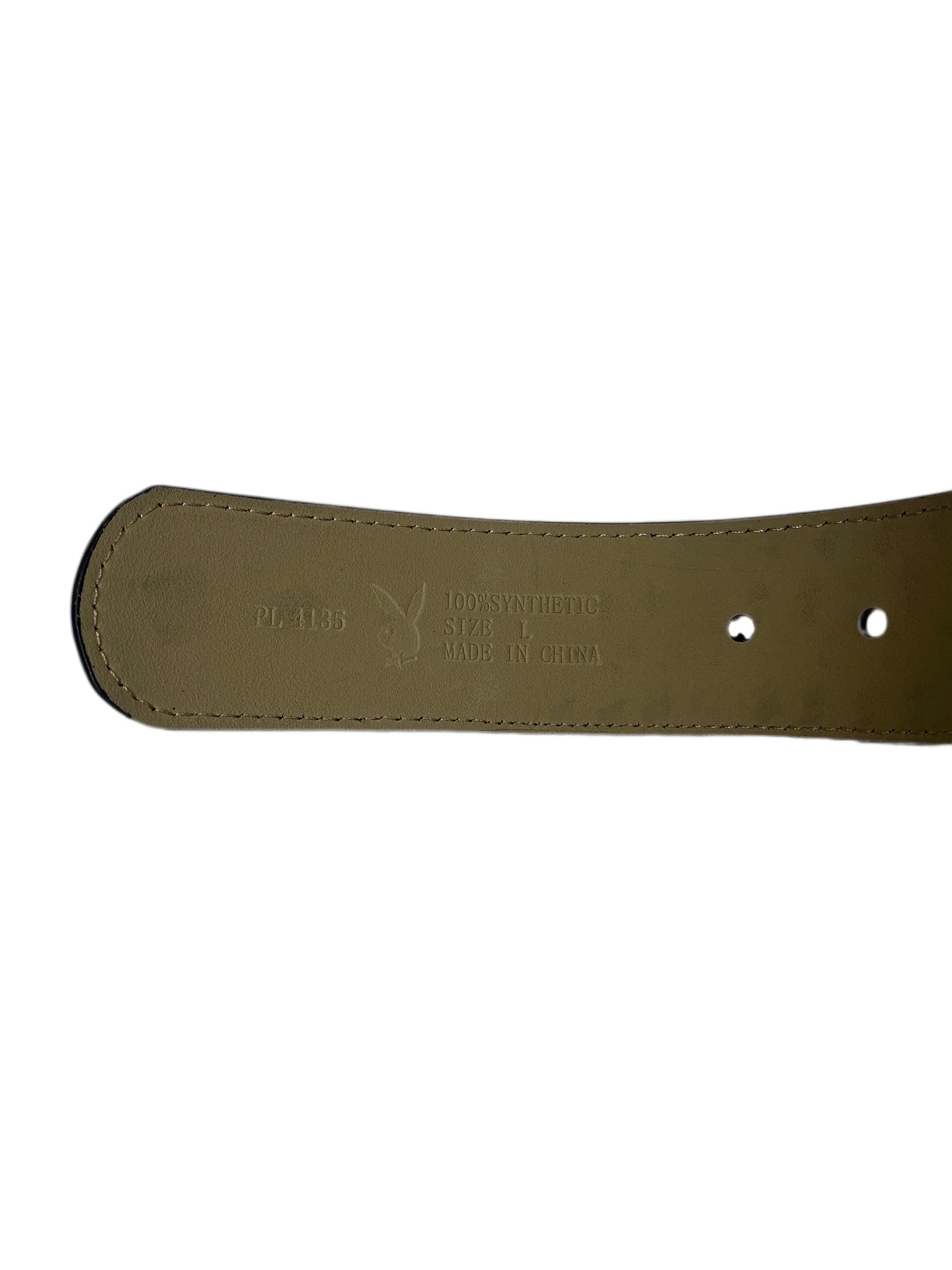 Y2k Playboy Belt Black 2004