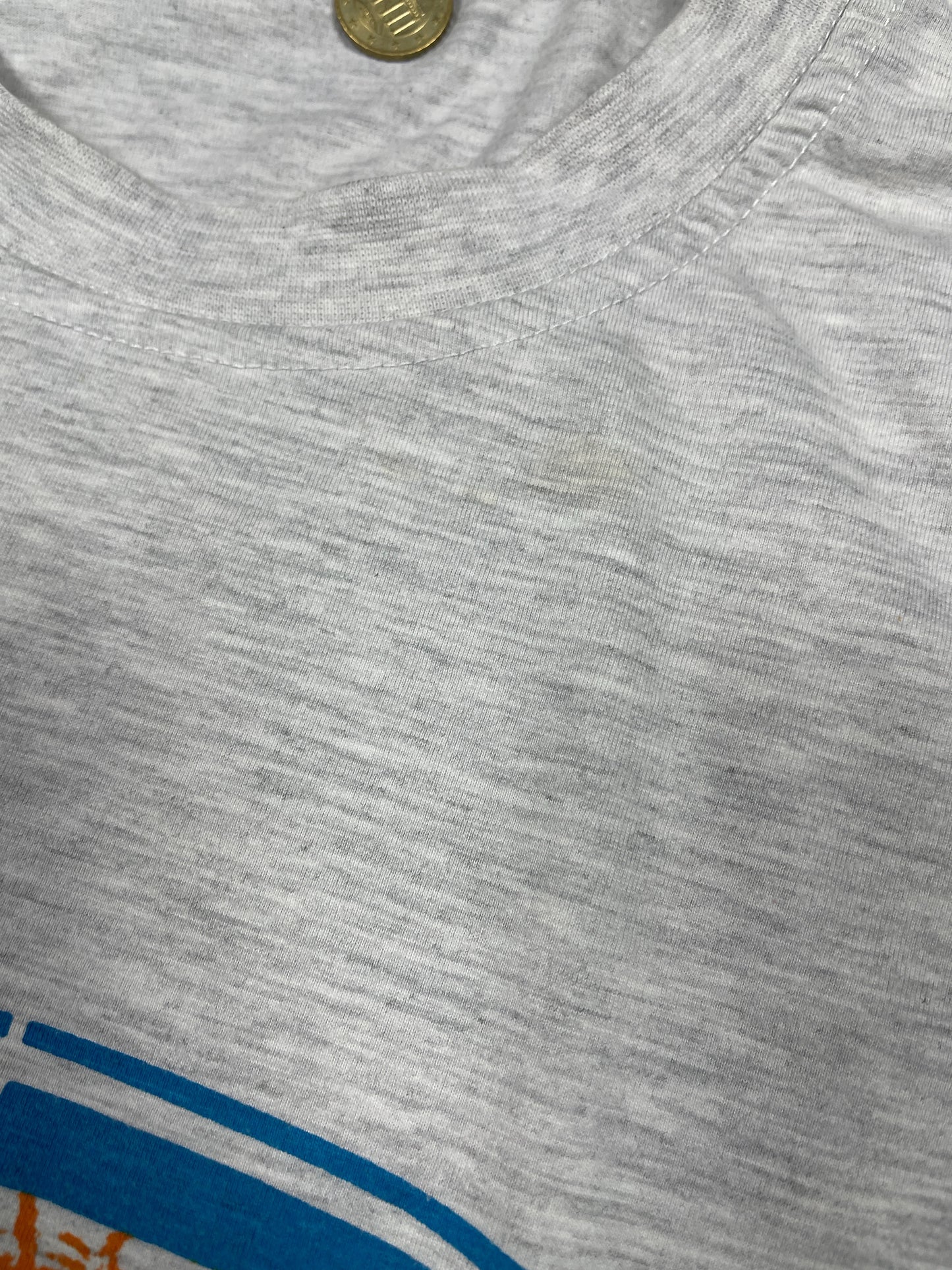 Vintage Adidas 1990s T-Shirt Gray - L