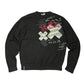 Y2k Quiksilver Knit Sweatshirt Black - L