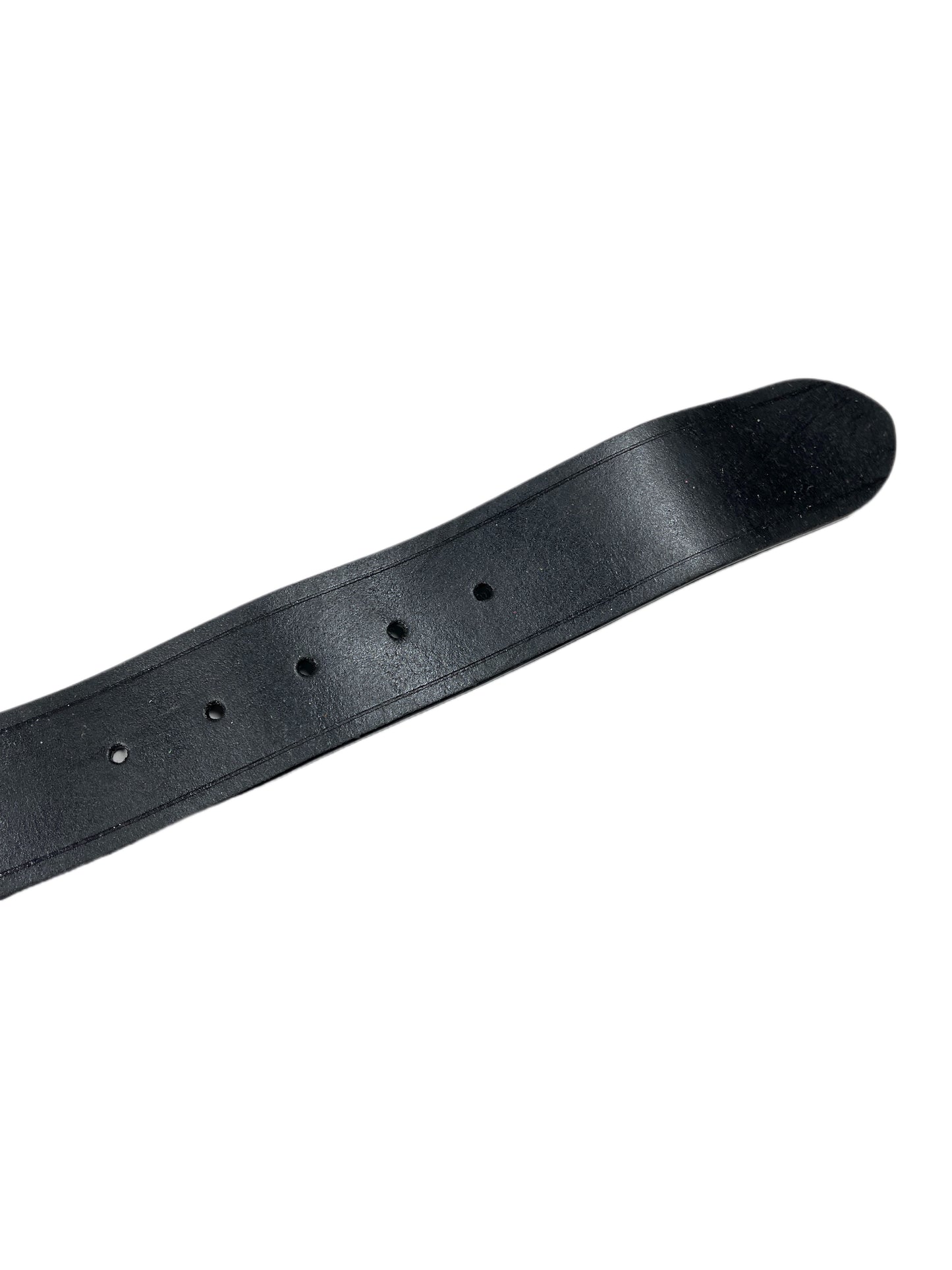 Y2k Playboy Leather Belt Black 2004