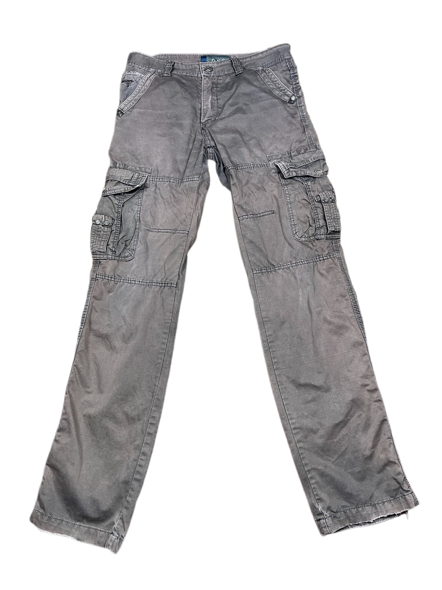 Y2k D.N.D. Cargo Pants Brown - XXL