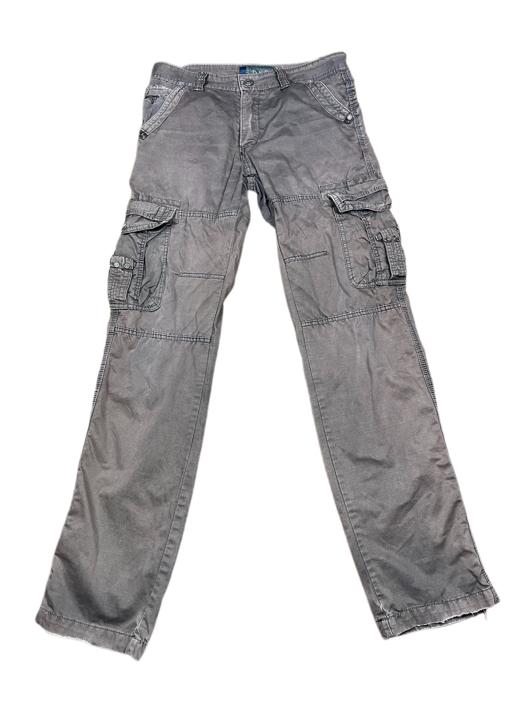 Y2k D.N.D. Cargo Pants Brown - XXL