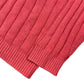 Y2k Burberry Zip Knitted Sweatshirt Red - XXL