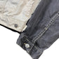 Vintage Diesel 90s Denim Jacket Gray Cream M