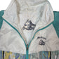 Vintage Madison Sport Vest White Turquoise - M