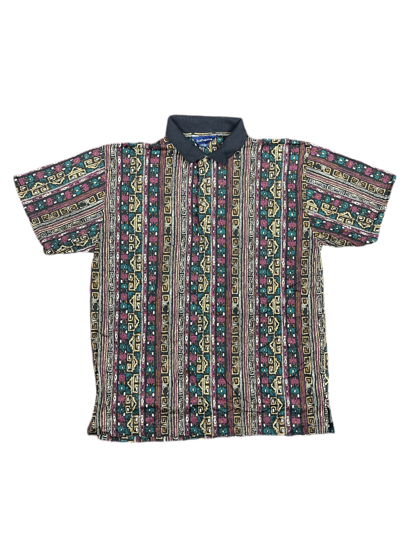Vintage Bahama Polo Shirt Multicolor - L