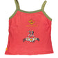 Y2k Menu Sleeveless Top Red - XL