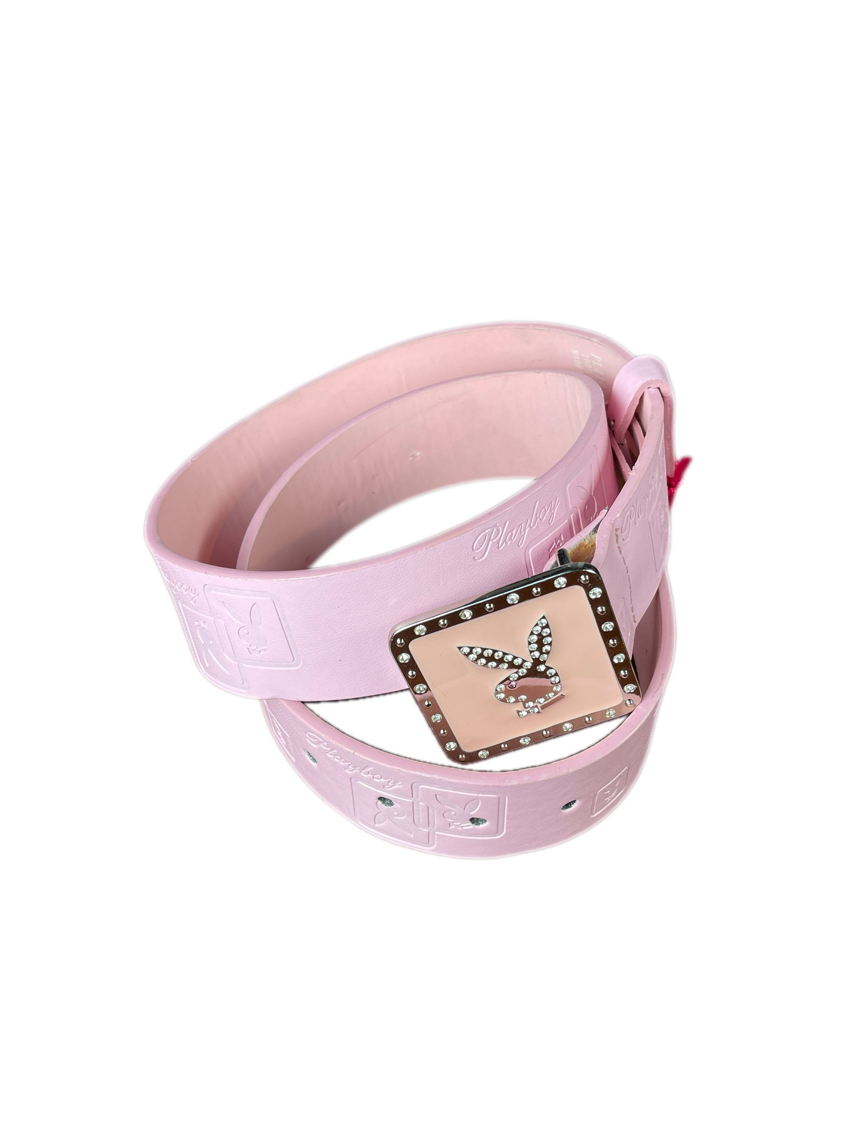 Y2k Playboy Belt Pink 2004