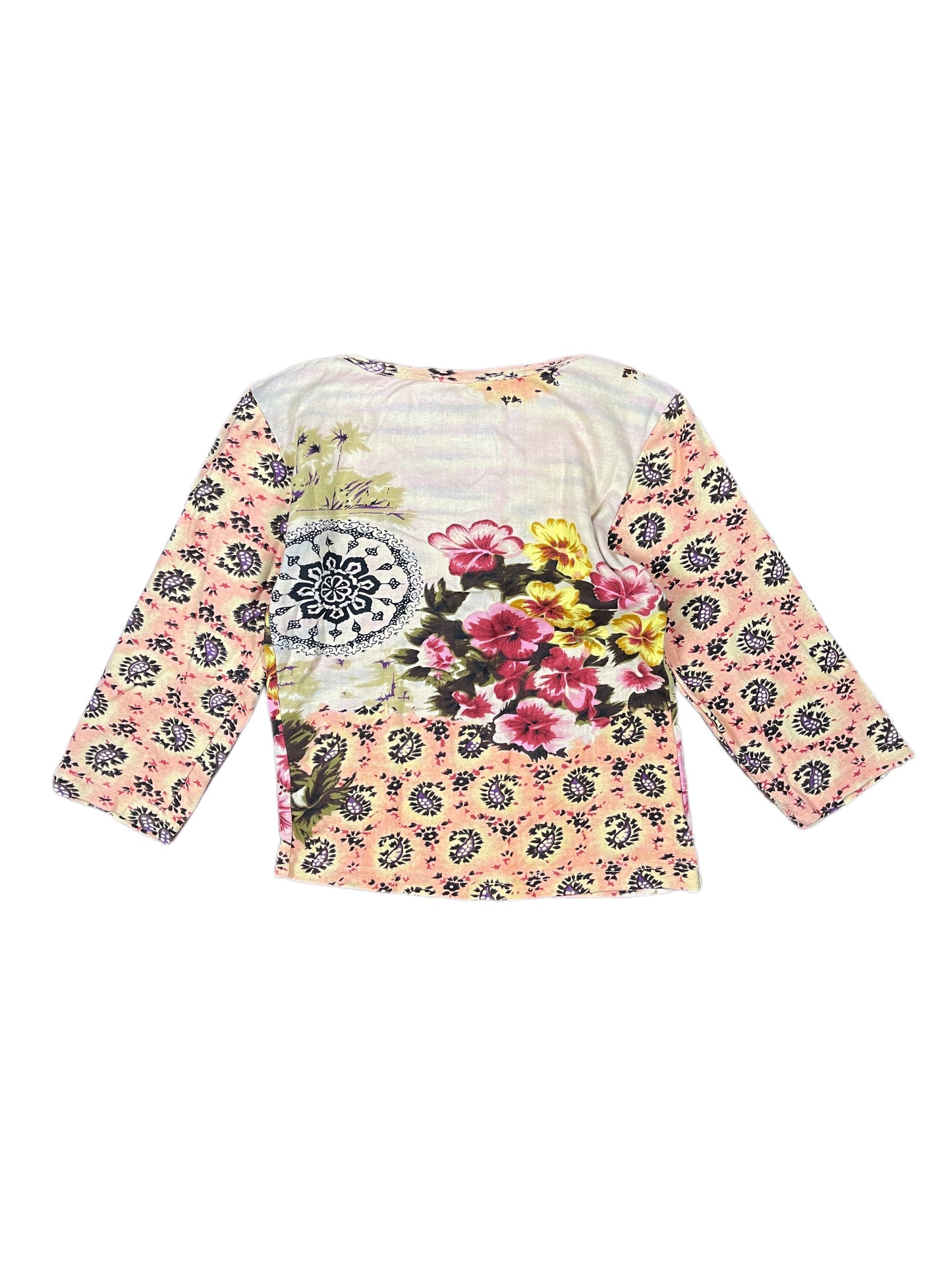 Y2k Espliego Short Sleeve Top Apricot - M