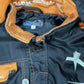 Y2k Darktech Jacket Black Orange - S