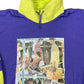 Vintage Mito Sweatshirt Green Purple - L/XL