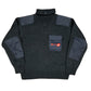 Vintage Valento Knitted Zip Sweatshirt Navy - L