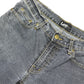 Y2k Lee Low Waist Flared Denim Pants Blue - M