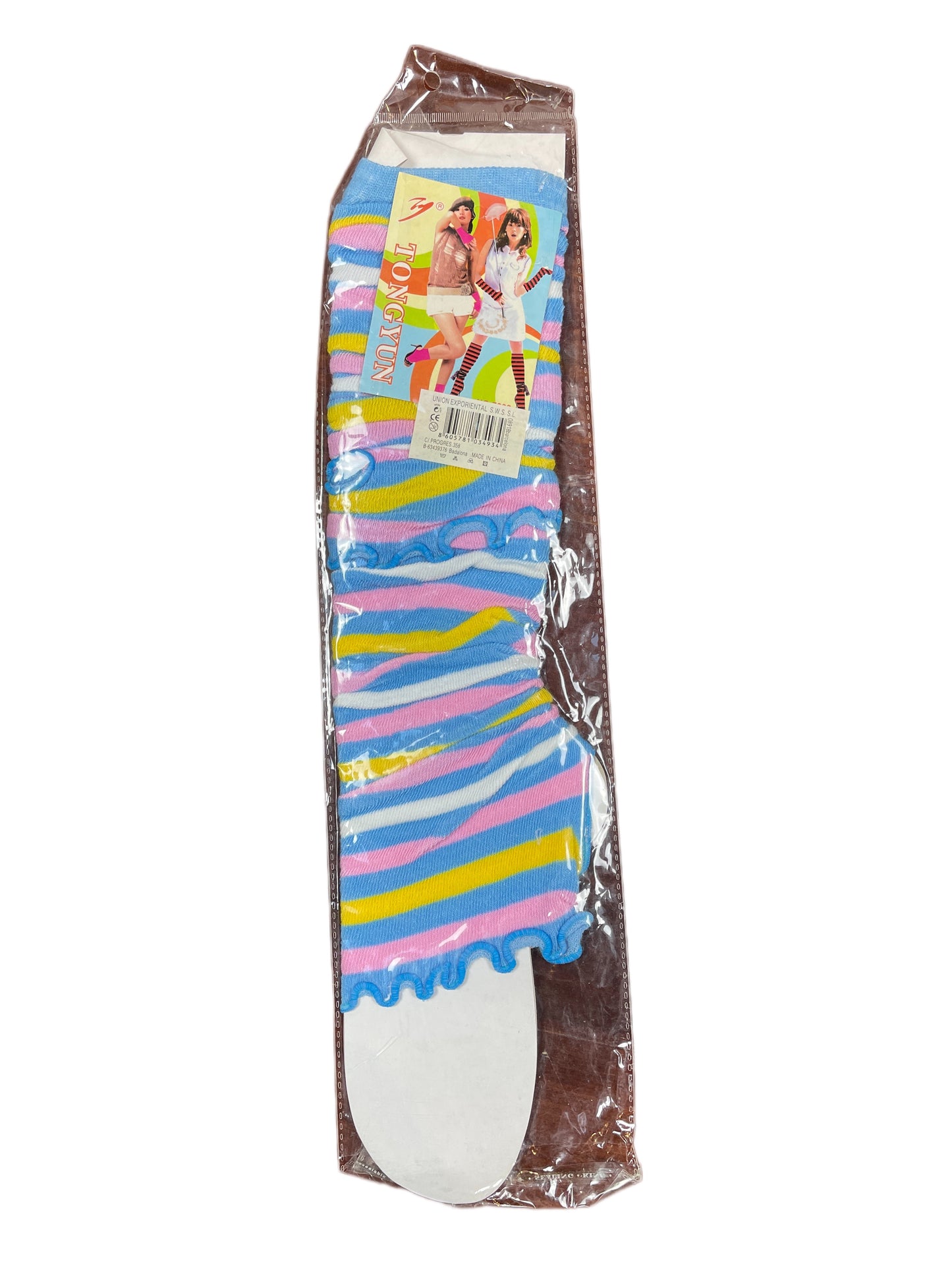 Y2k Tongyun Leg Warmers Multicolor