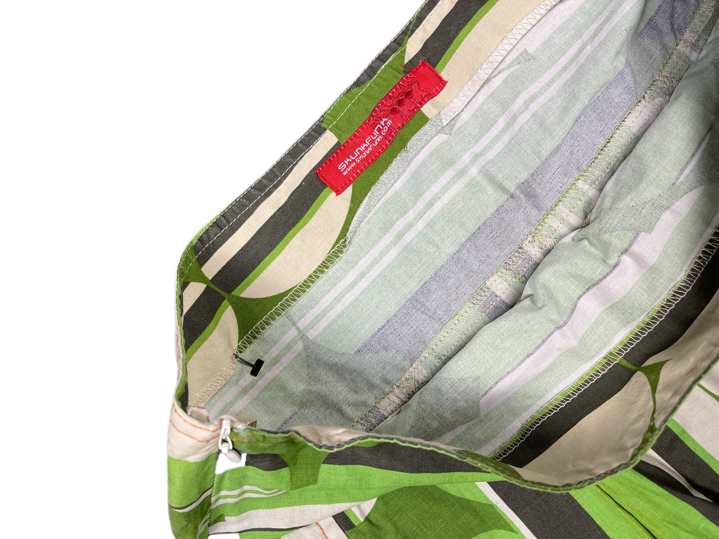 Y2k Skunkfunk Mini Skirt Green - M