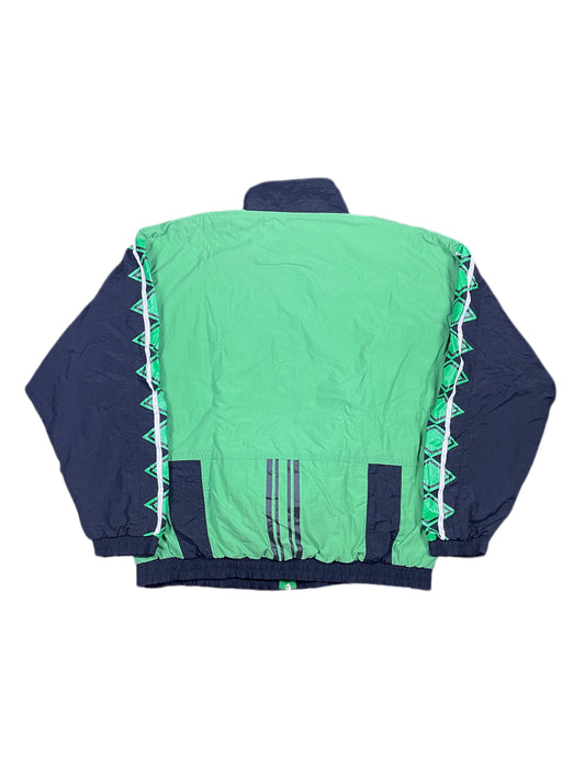 Vintage Reebok Sport Jacket Green Black - XL