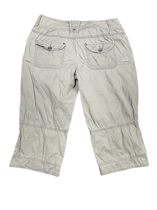 Y2k Camaieu Low Waist Capri Pants Khaki - M