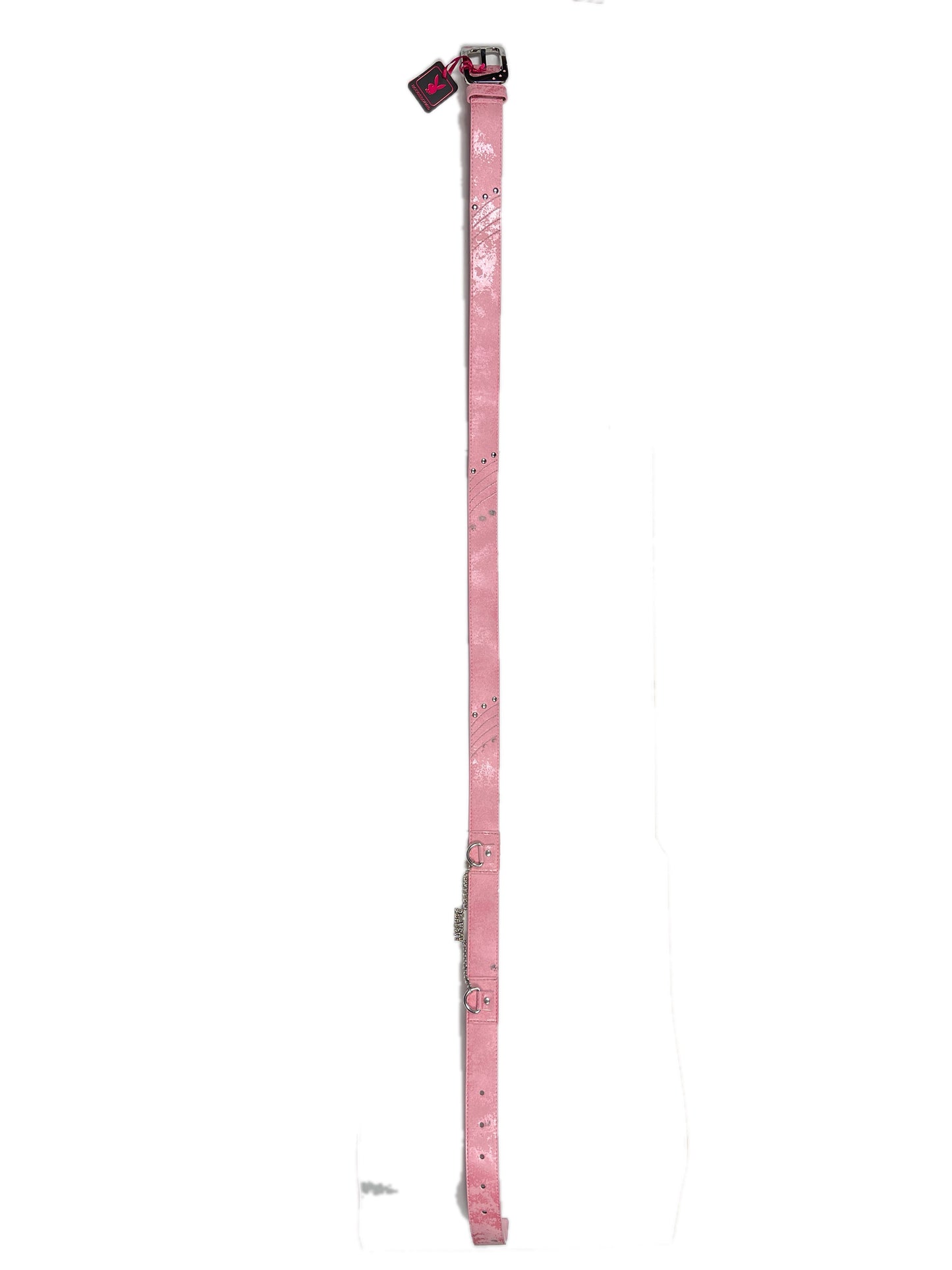Y2k Playboy Belt Pink Rose 2004
