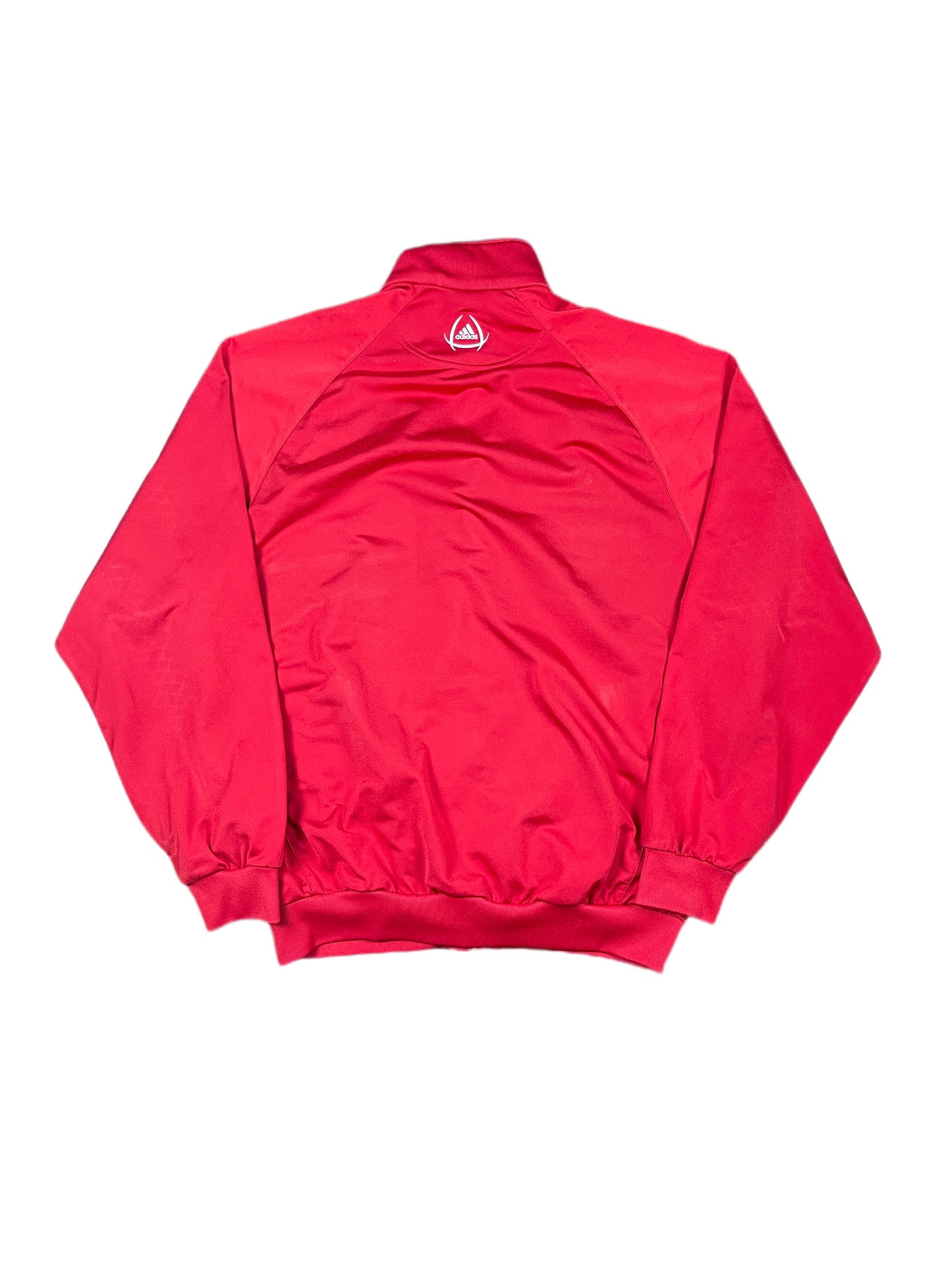 Vintage Adidas Track Jacket Red 2005 - XL