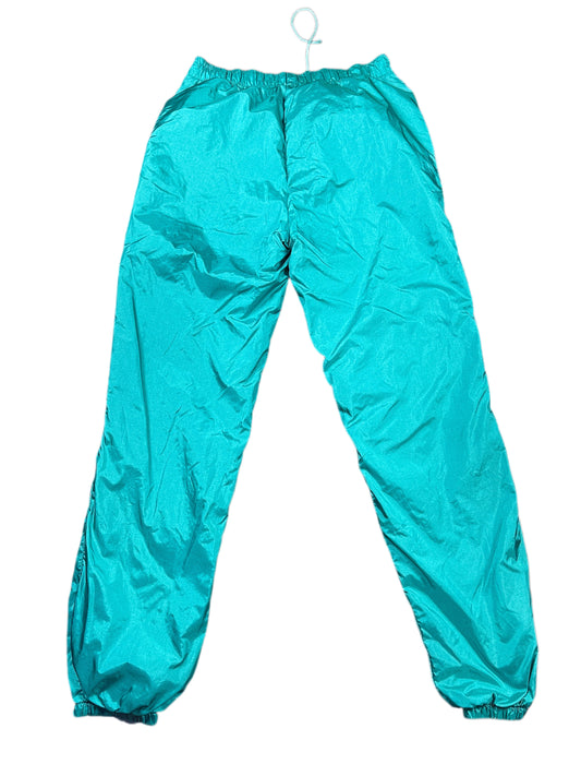 Vintage 1990s Adidas Sport Pants Turquoise - S/M
