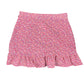 Vintage Skirt Flower Motiv Pink - L