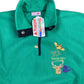 VIntage Kappa Olimpic Games Seoul and Roma 1987-1988 Deadstock Fleece Zip Sweatshirt Green - L