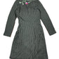 Paul & Joe Blazer Midi Dress Stripes Black Pink - M