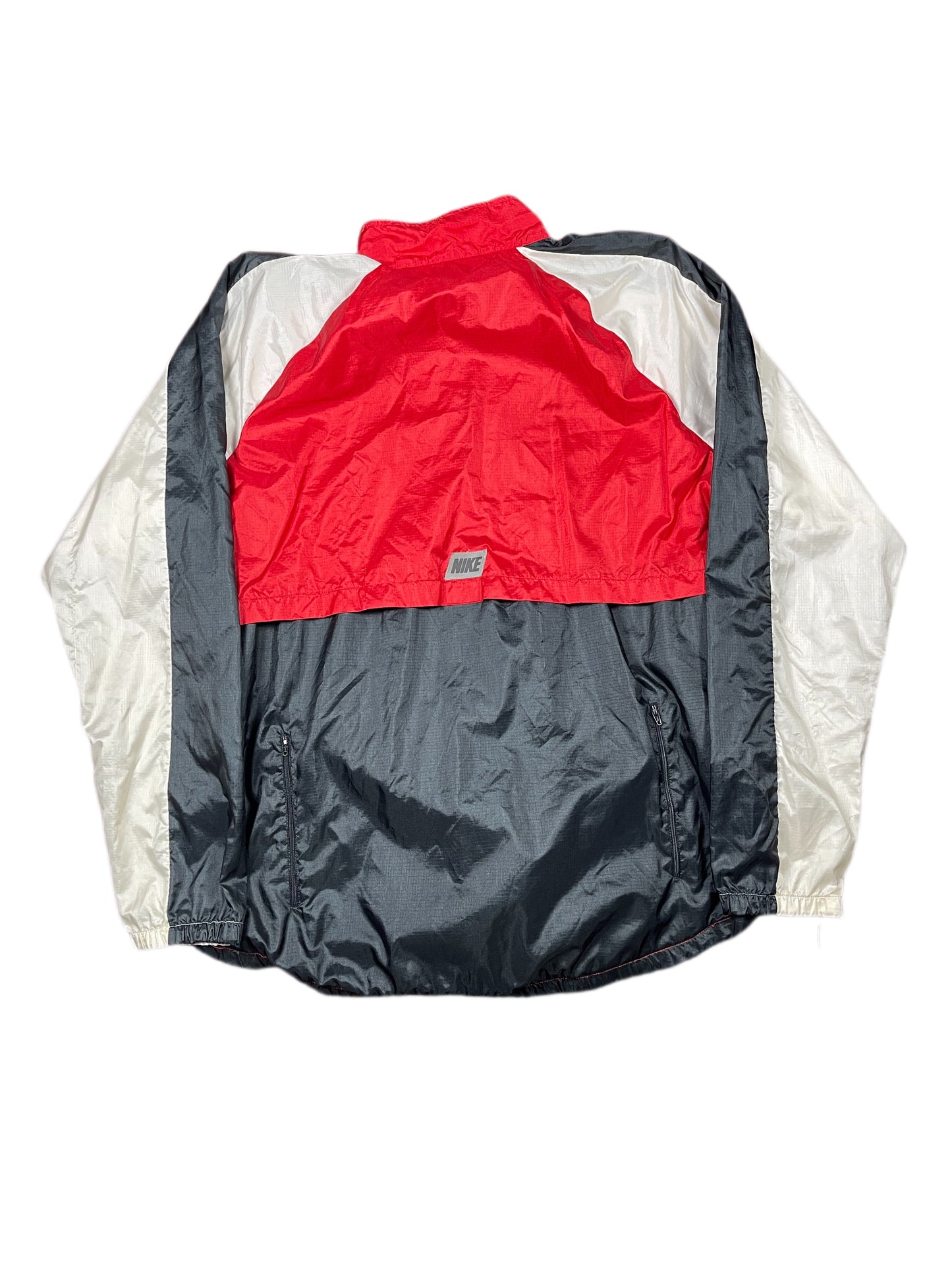 Vintage Nike 1980s Sport Jacket Red White - L