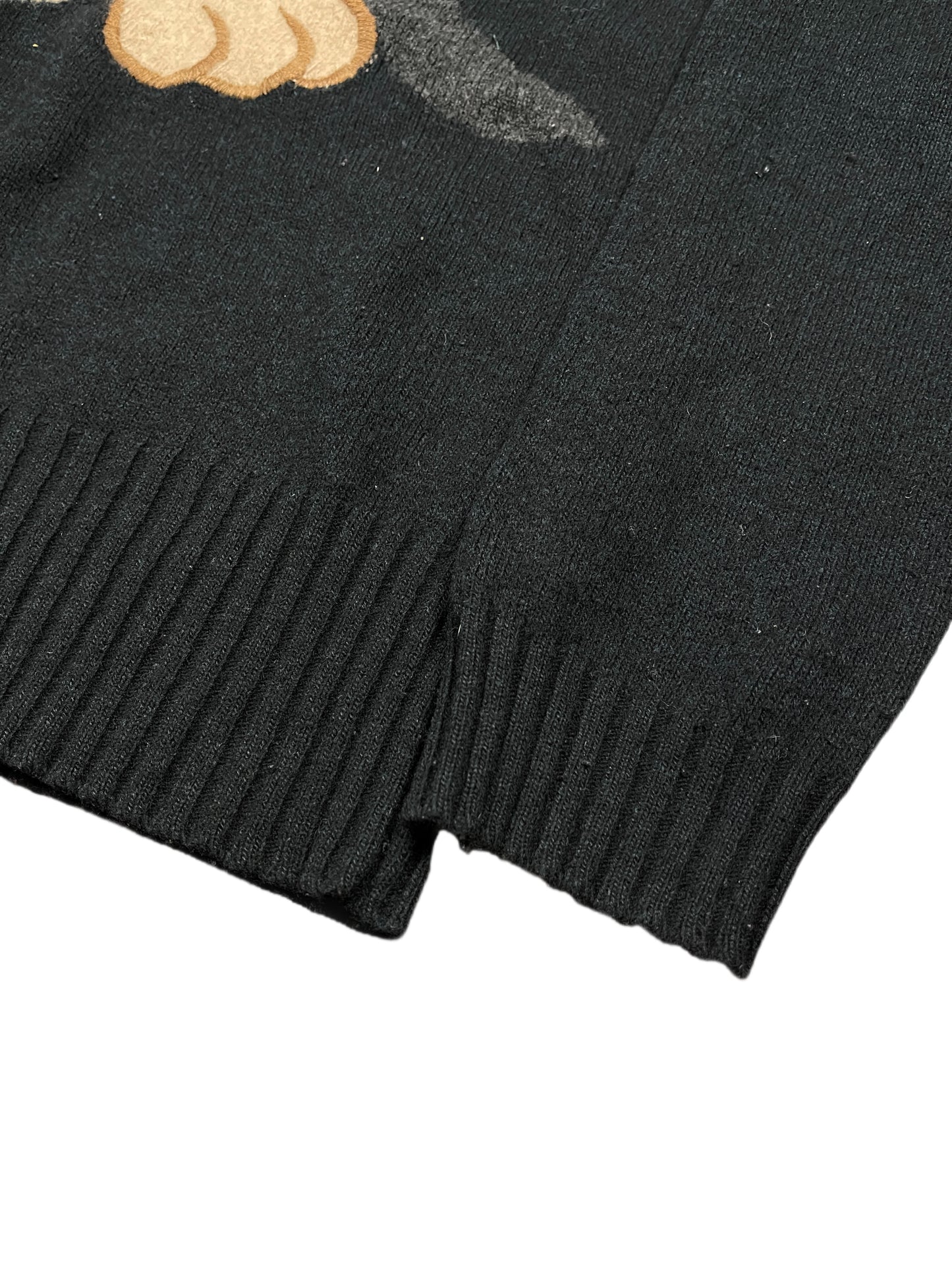 Vintage Iceberg Pluto 1994 Knitted Sweatshirt Black - XS