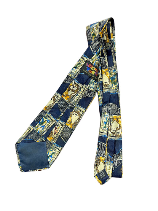 Vintage Tasmanian Devil 1996 TAZ Looney Tunes Tie Multicolor