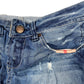 Y2k Guru Denim Skirt Blue - M
