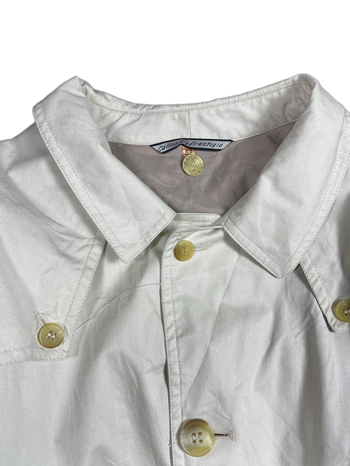 Vintage Caypre Trenchcoat Cream - L