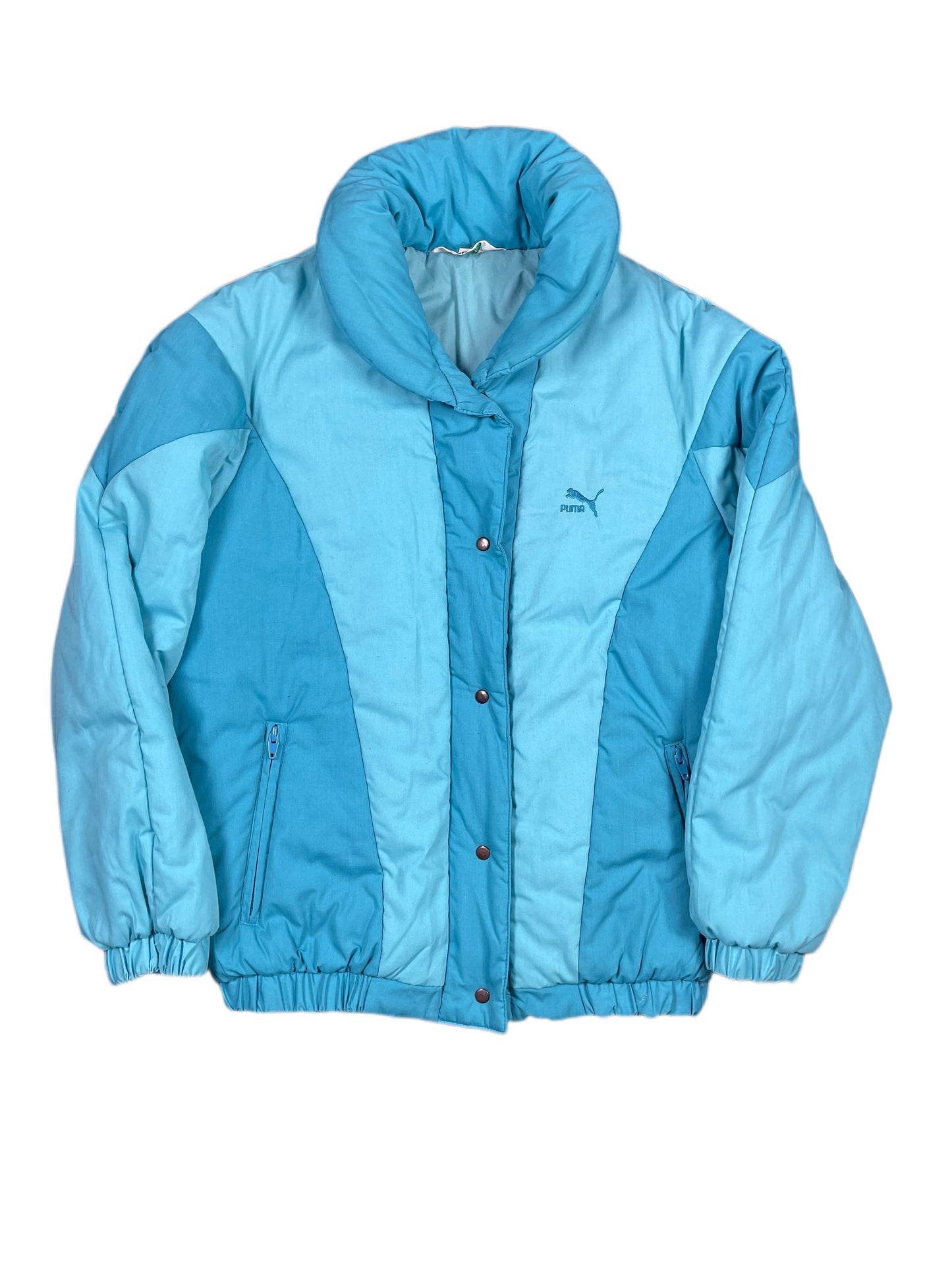 Vintage Puma Jacket Turquoise Blue - XL