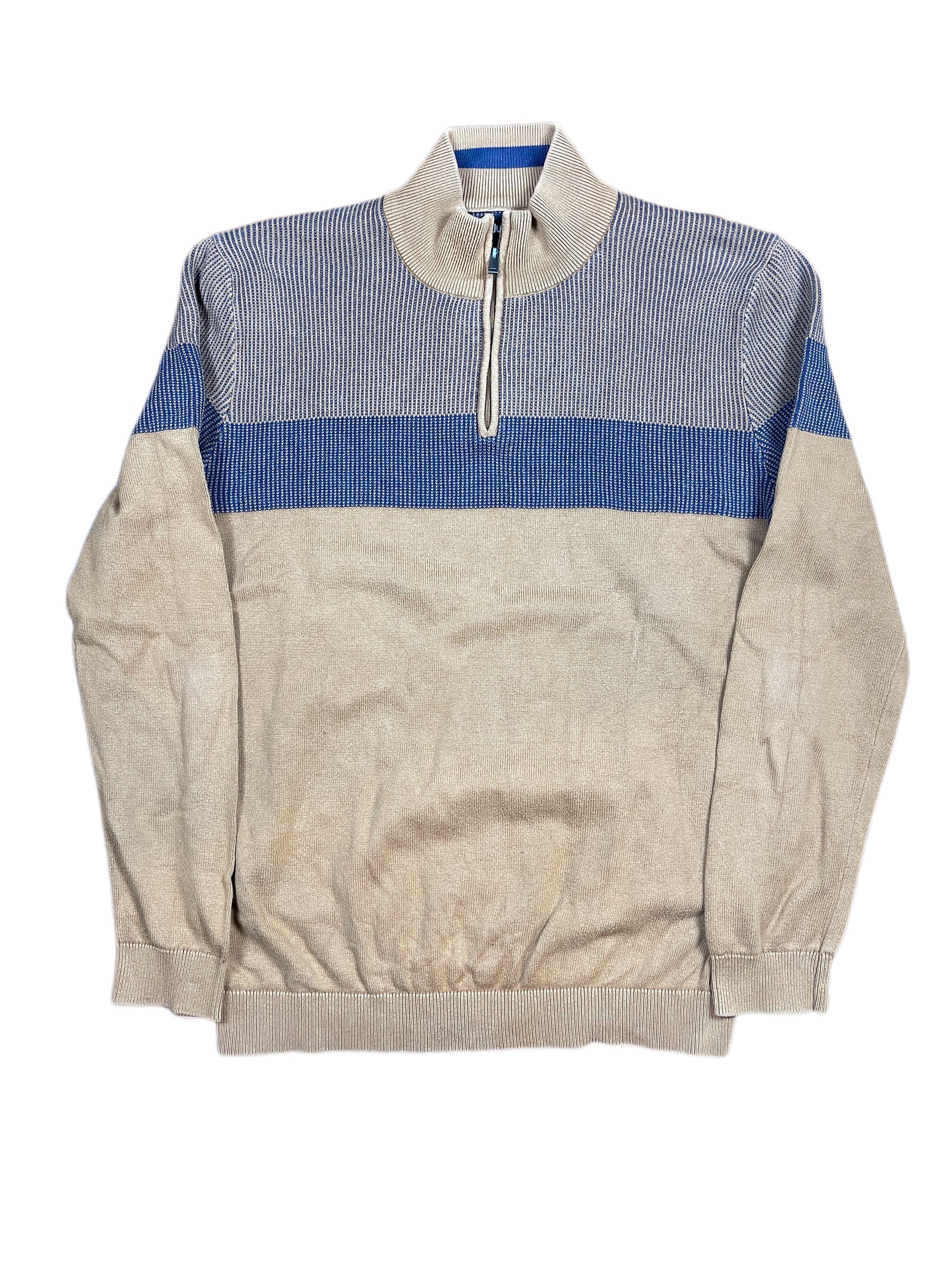 Vintage Jules Zip Sweatshirt Brown - L