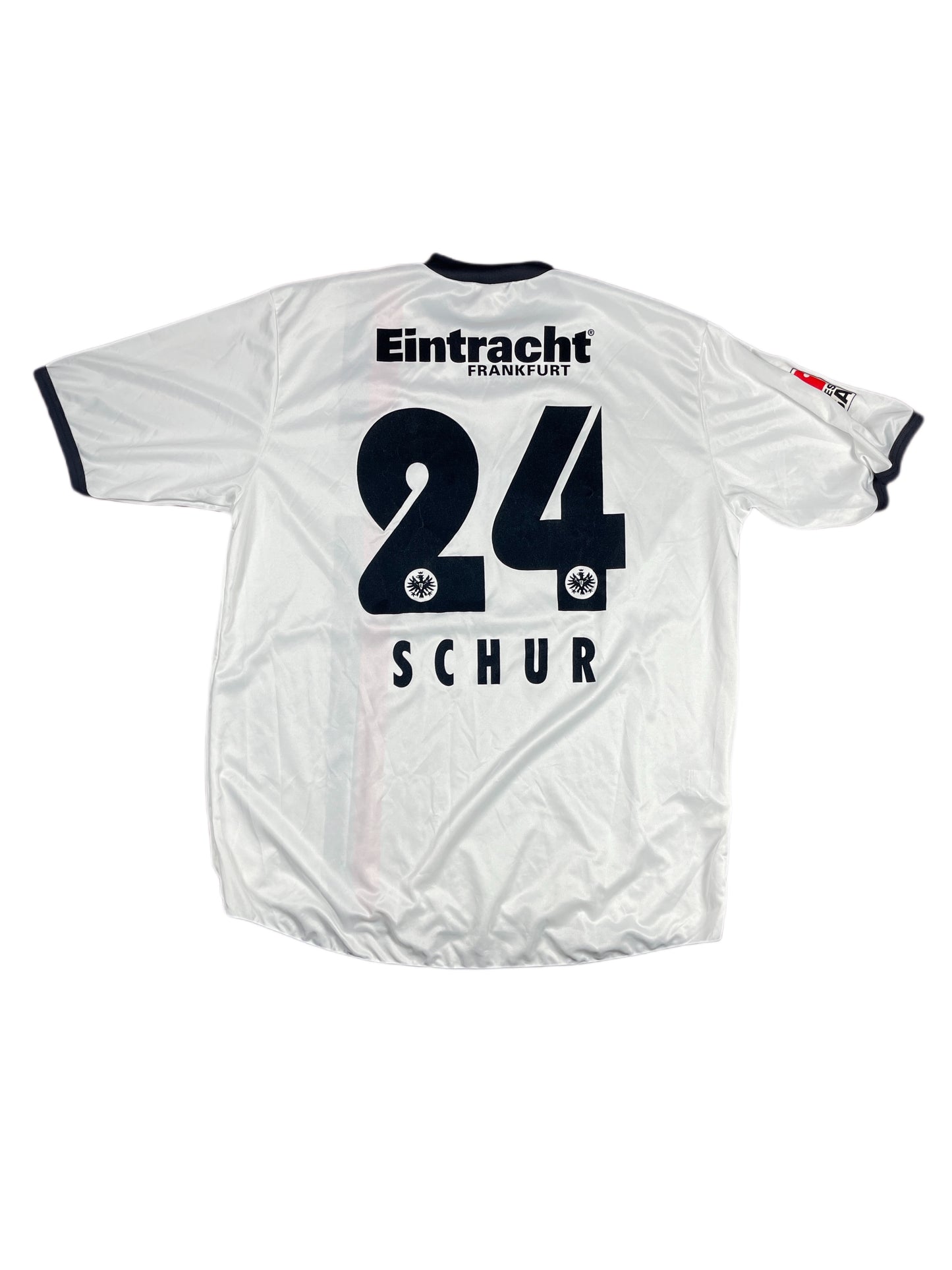 Eintracht Frankfurt Trikot Schür White Black Red - XL