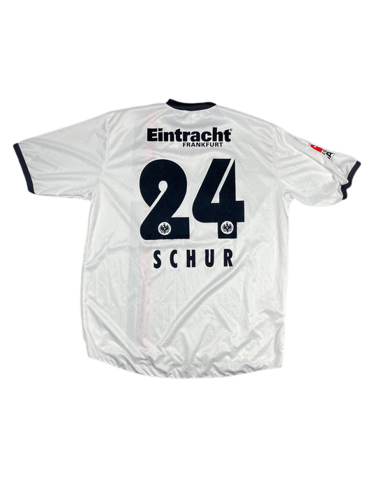 Eintracht Frankfurt Trikot Schür White Black Red - XL