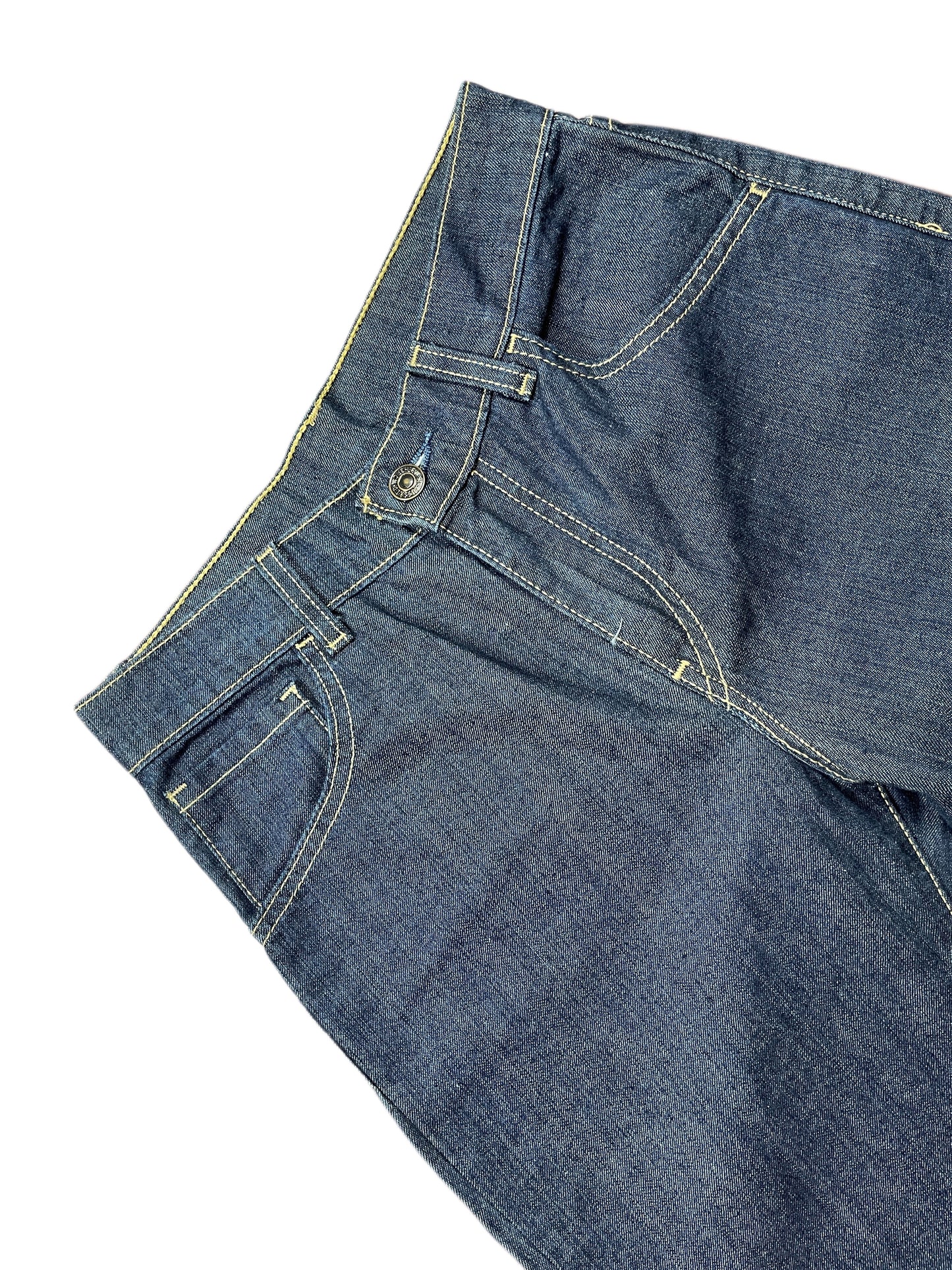 Vintage Levi's Flared Denim Pants Blue - S/M