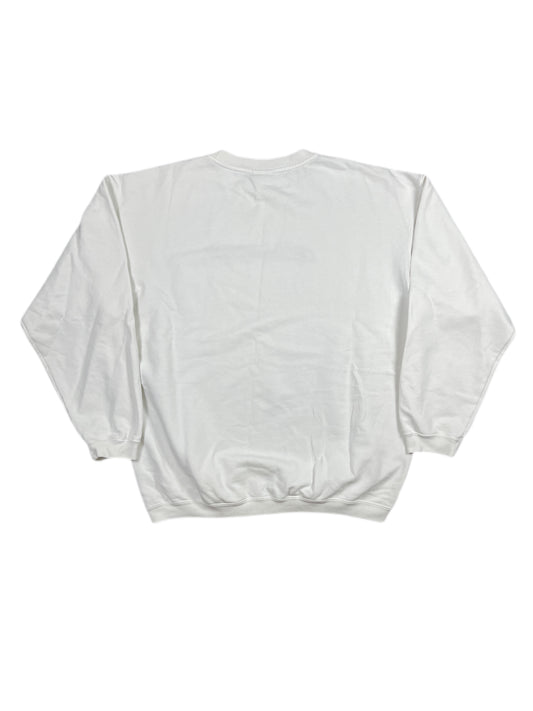 Y2k Reebok Sweatshirt White - L/XL