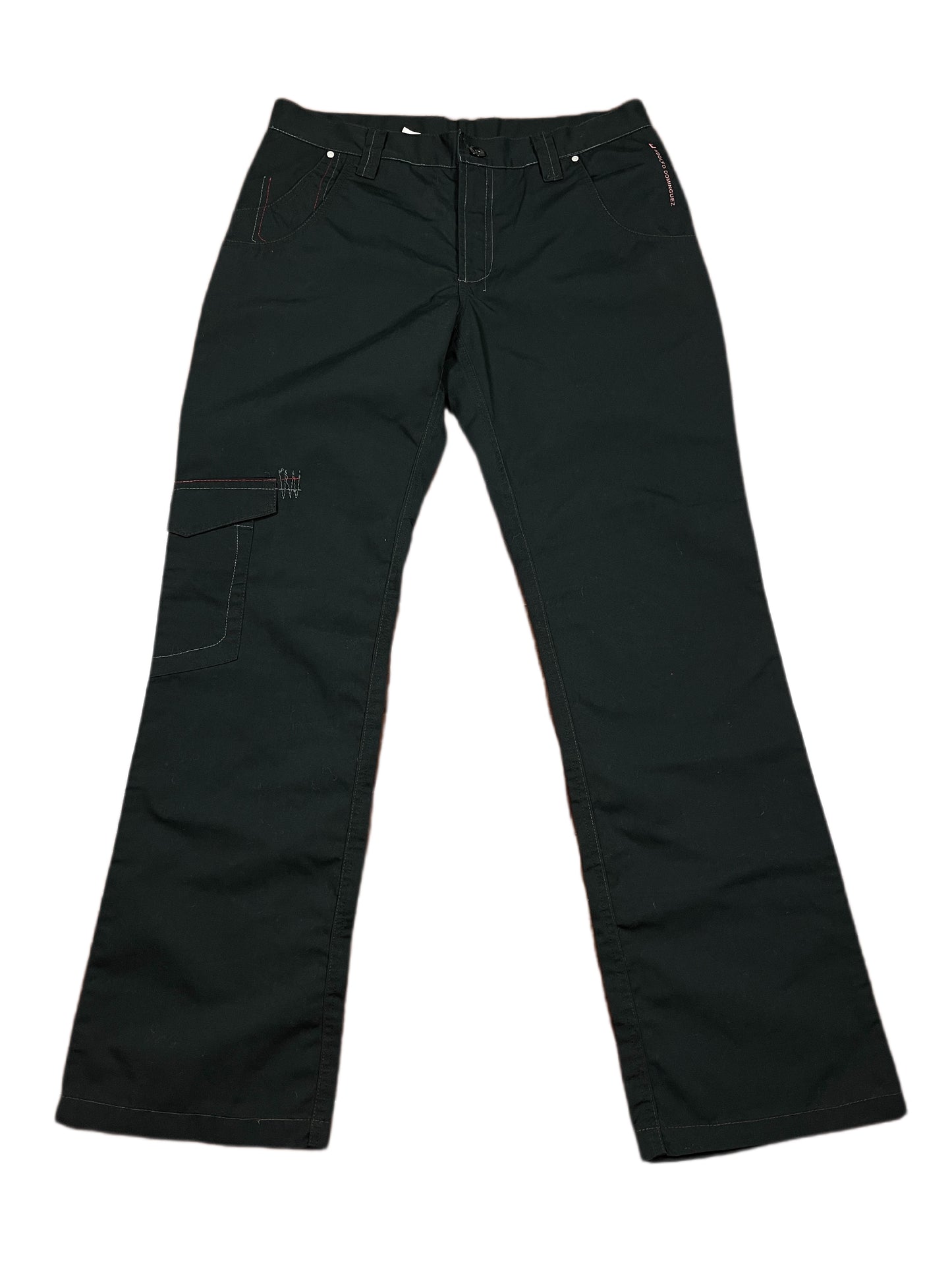 Y2k Adolfo Dominguez Flared Pants Black - XL