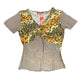 Y2k BbG Short Sleeve Top Brown - M