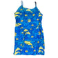 Vintage Donario Dolphin Sleeveless Dress Blue - XL/XXL