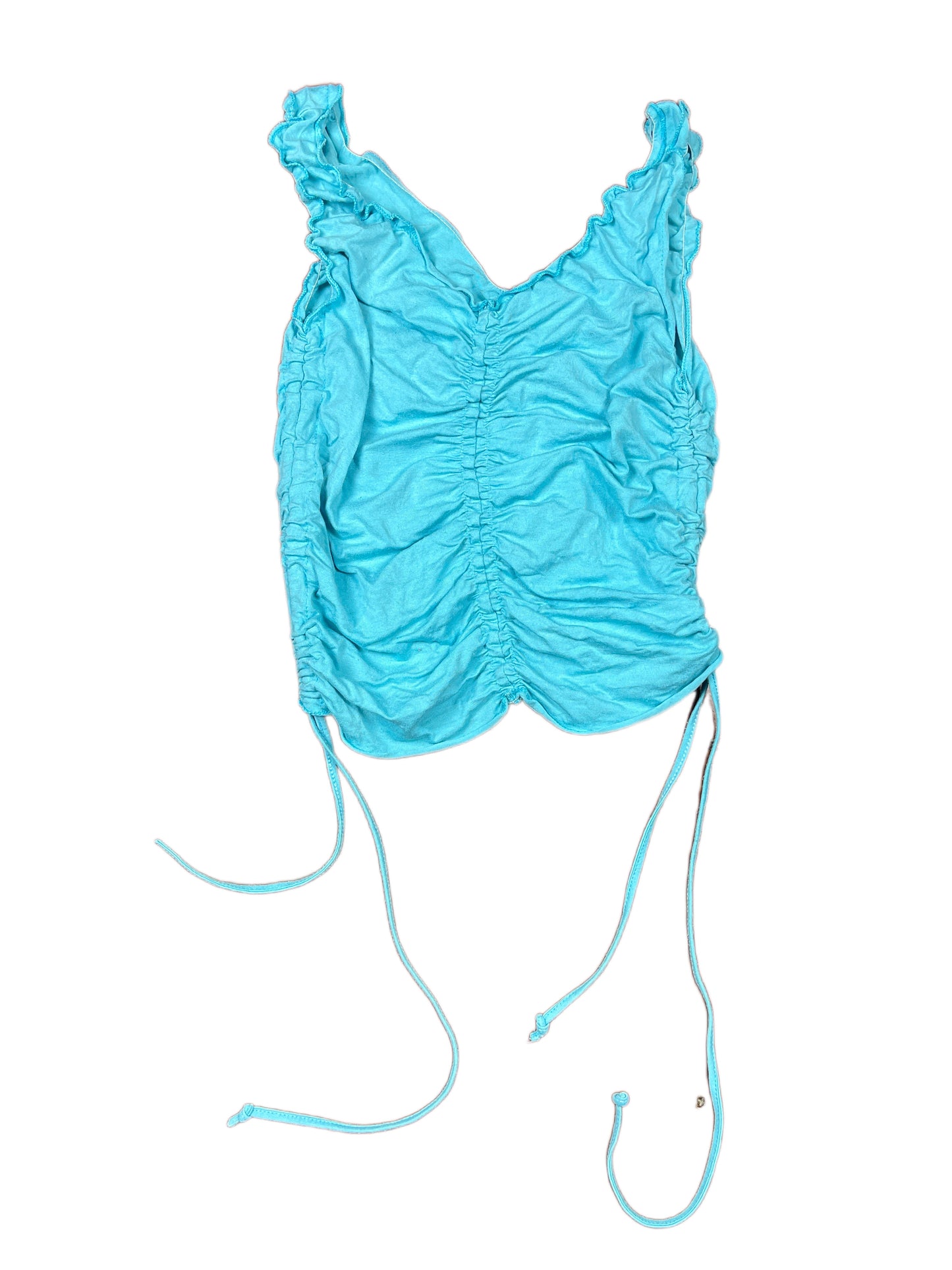 Y2k Sleeveless Top Blue - S